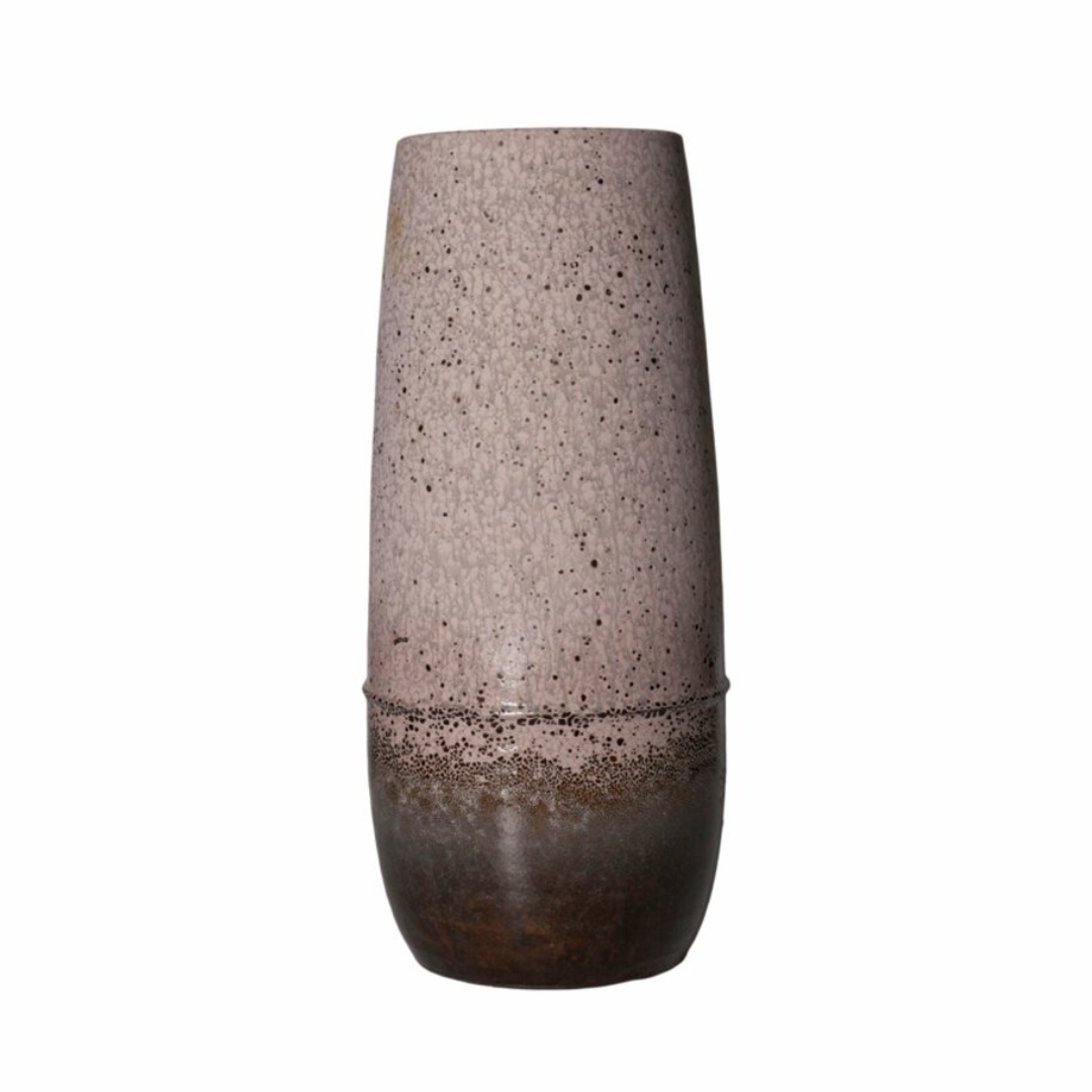 Chaos Rosa Keramik Vase D17 H40 cm – Moving Flowers – Chaos Rosa Keramik Vase D17 H40 cm - Moving Flowers -