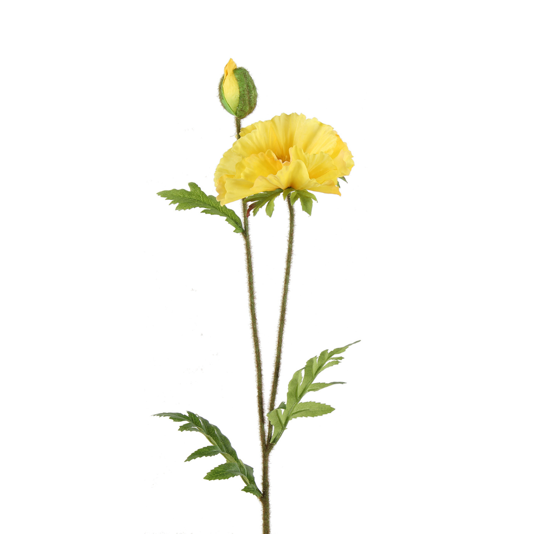 Valmue Gul H64 cm – Moving Flowers Valmue Gul H64 cm - Moving Flowers